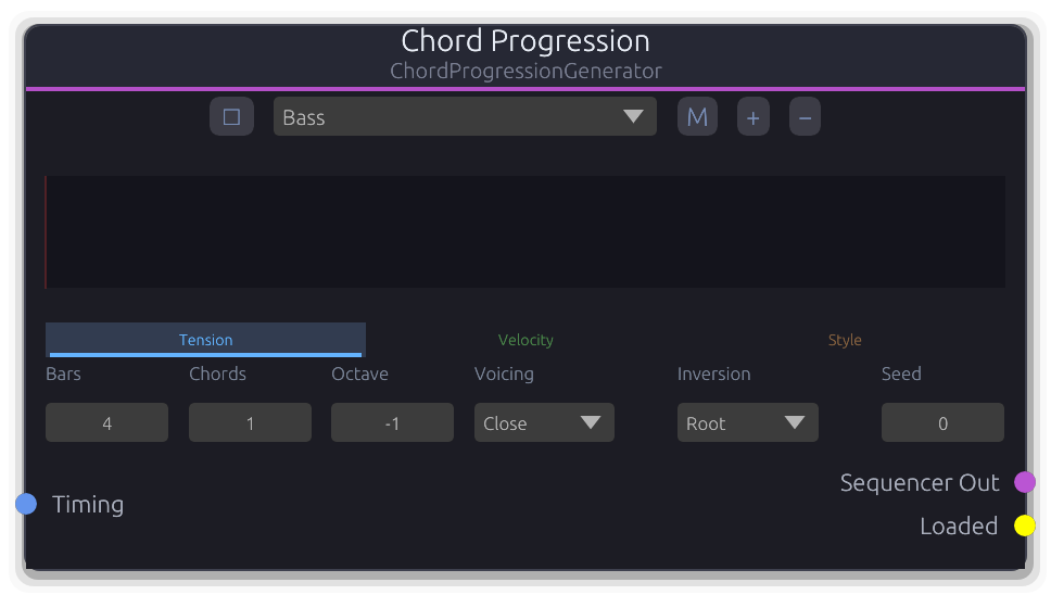Chord Progression node preview