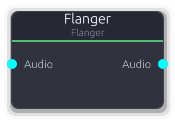 Flanger node preview