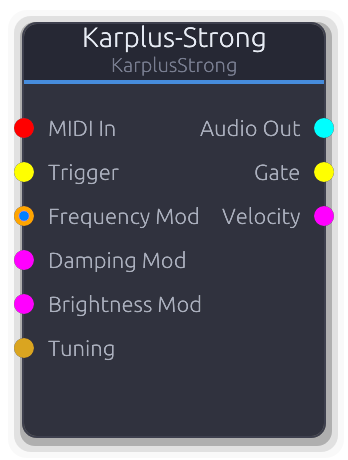 Karplus-Strong node preview