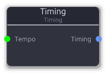 Timing node preview