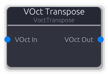 VOct Transpose node preview